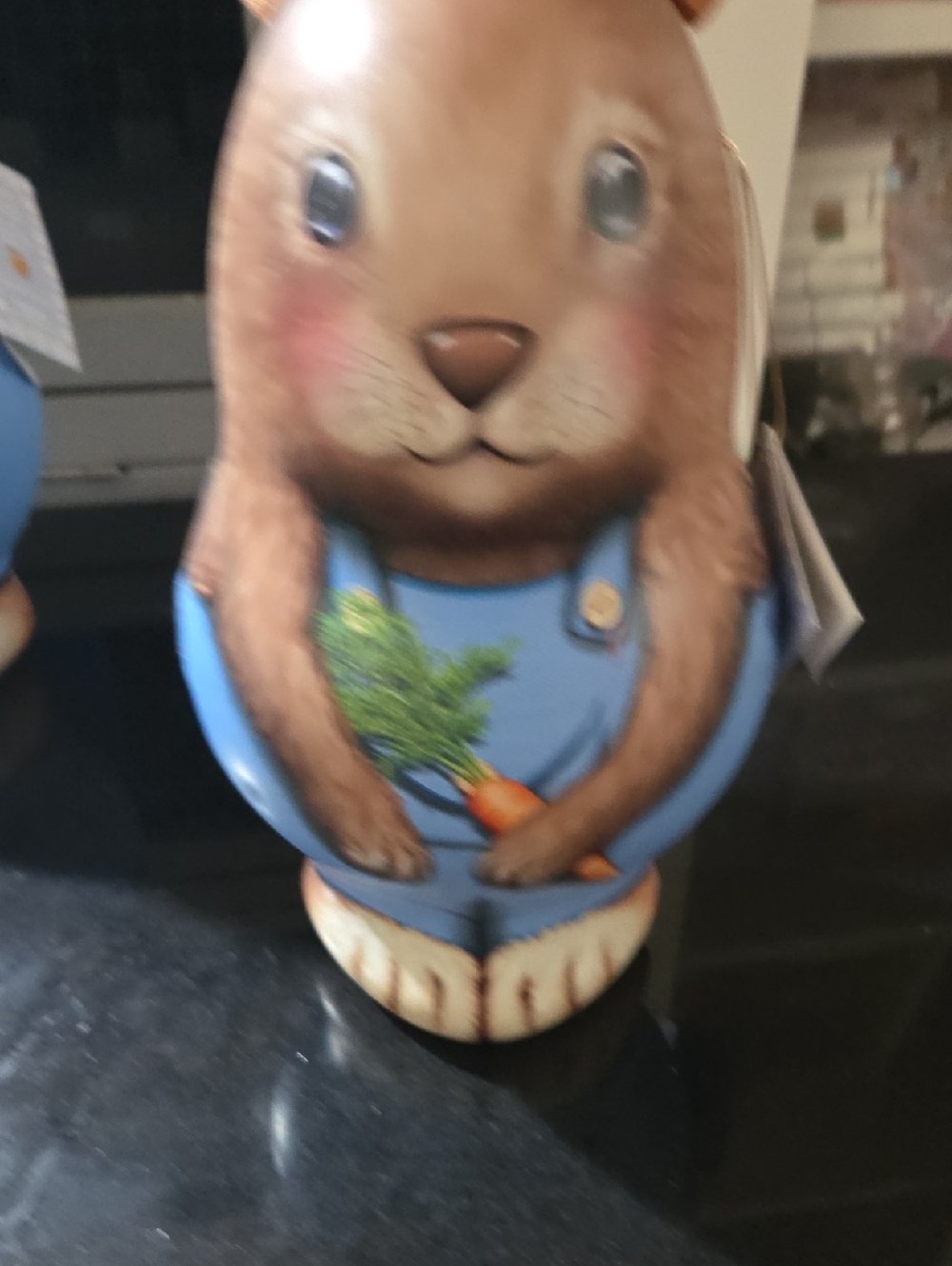 Blue Bunny Metal Tin Filled With Cookies